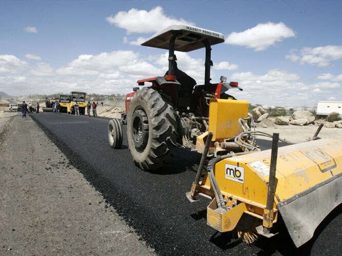 In the construction industry, for example, some crews are using crushed concrete for mud mats and construction roads. Others are blending recycled materials with new pavement