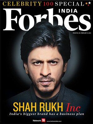 Shah Rukh Khan tops Forbes India Celebrity 100 List