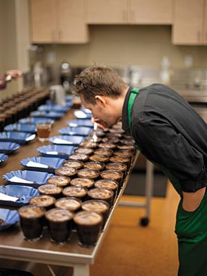 Behind the scene at Starbucks