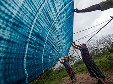 Indigo Nation: The colour of British oppression, and now of fashion