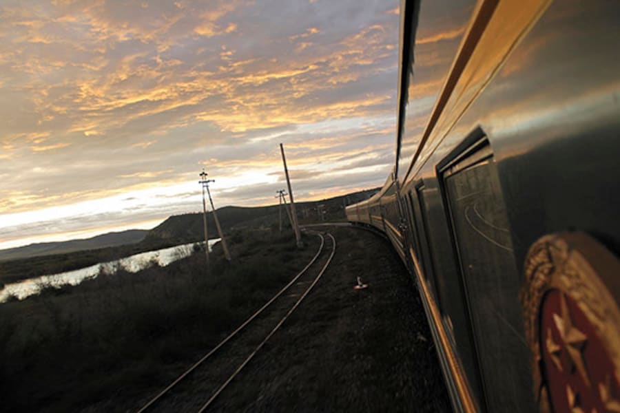 On a slow train through Siberia