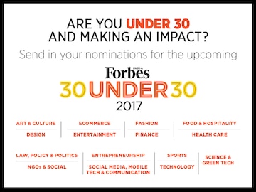 Forbes India 30 Under 30: A call for young India's Best & Brightest