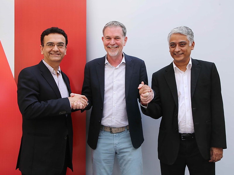 Netflix announces partnership with Airtel, Vodafone and Videocon d2h