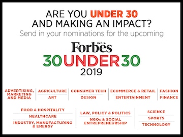 Forbes India '30 Under 30' 2019: Calling nominations from India's best & brightest