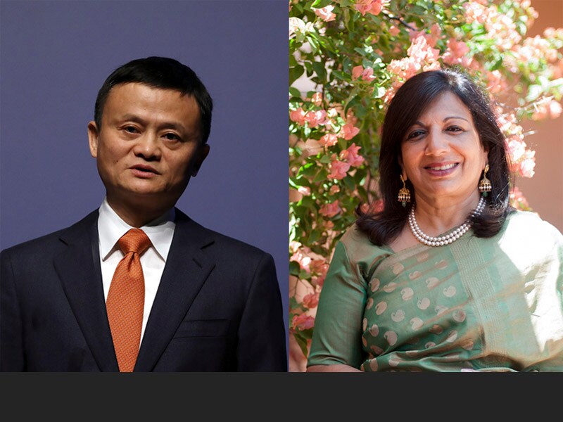 Jack Ma, Kiran Mazumdar Shaw at Forbes Global CEO Conference 2019