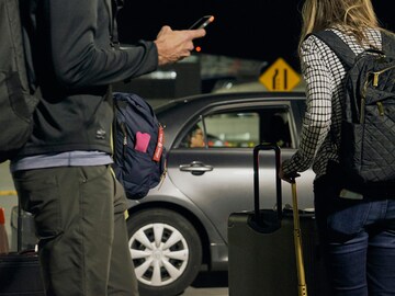 Ride-sharing piles up traffic at airports