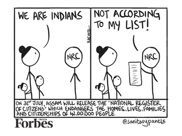 Comic: Indian in Assam? The NRC may not believe you