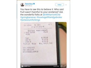 Rahul Bose moment: What bananas cost around the world