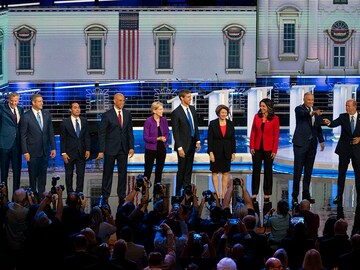 US Democrats diverge on economy and immigration in first debate