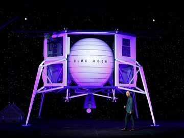 Jeff Bezos reveals moon lander, and Blue Origin's vision for space
