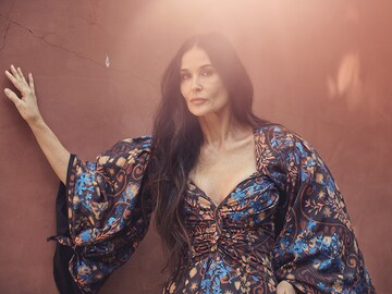 Demi Moore lets her guard down