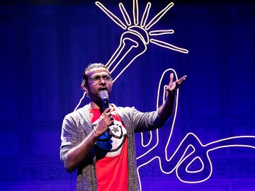 Utkarsh Ambudkar finally gets his broadway shot in 'Freestyle Love Supreme'