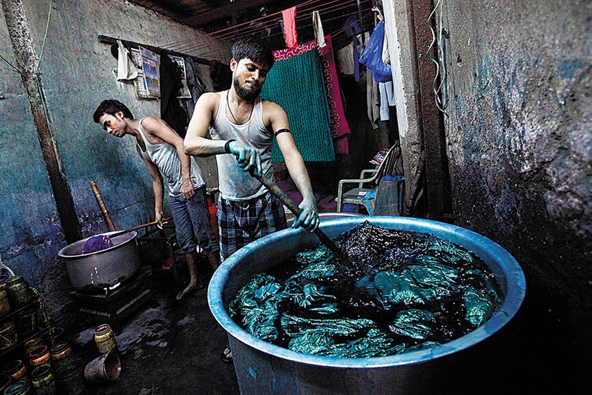 dyeing factory