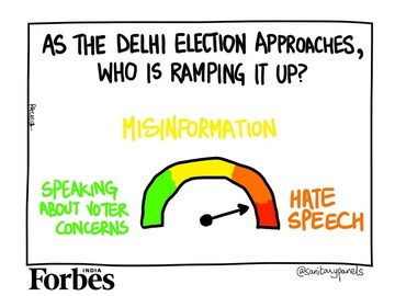 Comic: Hate in the time of Delhi elections?