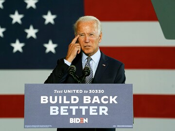 In 'Buy American' speech, Biden challenges Trump on the economy
