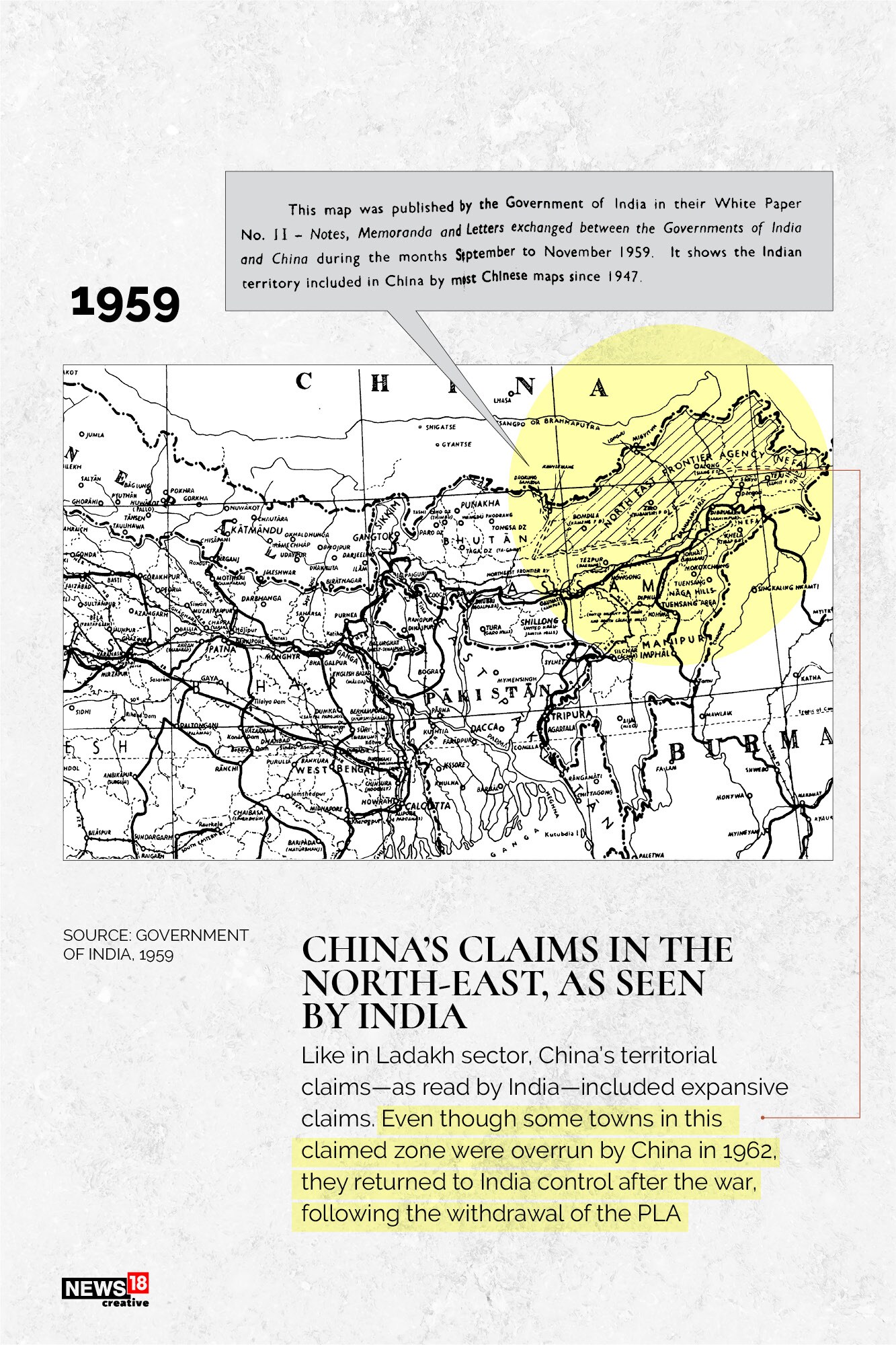 China-India border dispute, told through rare maps