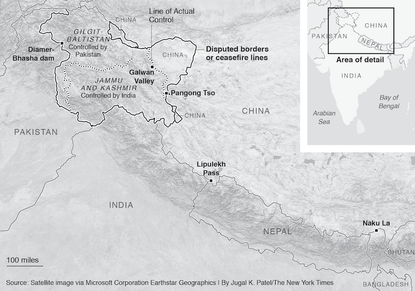 india china border