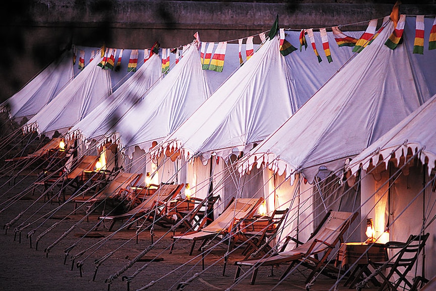 nagaur fort tents