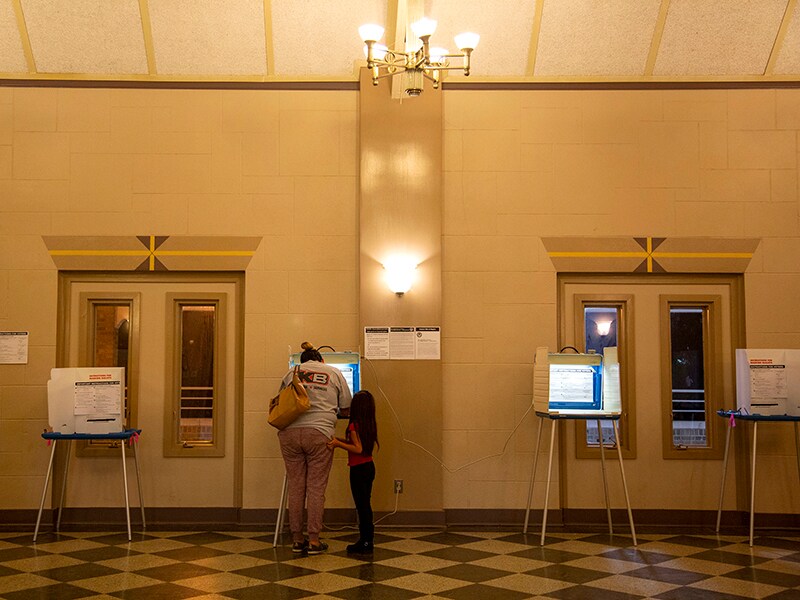 Exit polls showed the choice came down to the pandemic versus the economy