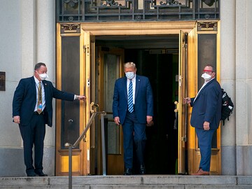 For Trump, denial is a pattern, from the virus to Russia to climate change