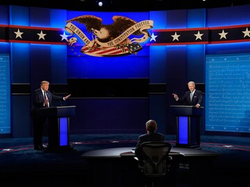 Trump and Biden will be muted for parts of their next debate