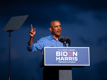 Obama mocks Trump's Chinese bank account: 'They would've called me Beijing Barry'