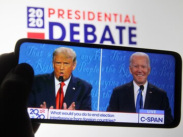 In Calmer Debate, Biden and Trump Offer Sharply Divergent Visions for Nation