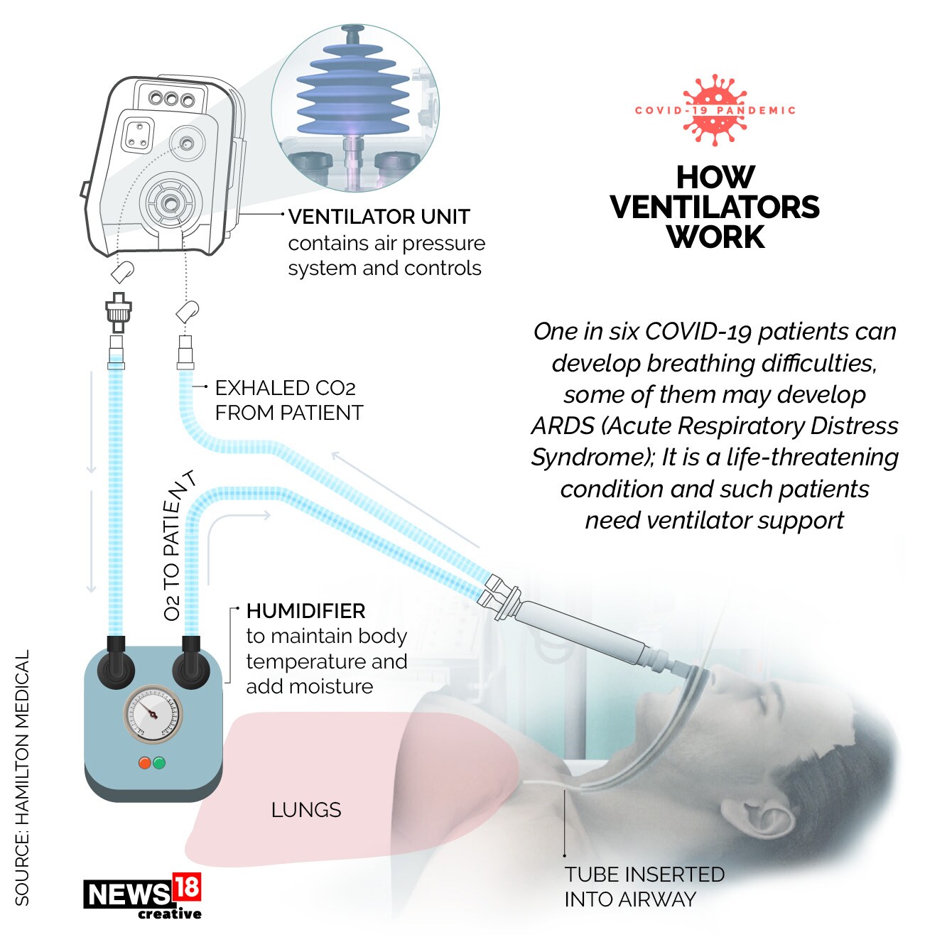 Explained: How do ventilators save lives?