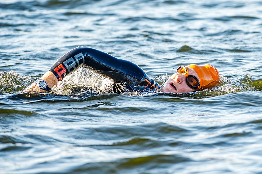 Swimmers volunteer their summer to help assess the chemical content of the oceans