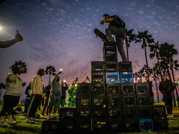 Doctors warn over dangerous viral milk crate challenge