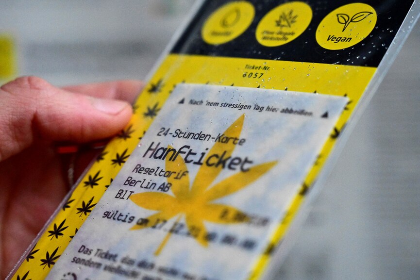 Berlin metro lures commuters with edible hemp tickets