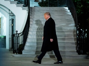 Donald Trump exits White House at a lowest approval rating of his team