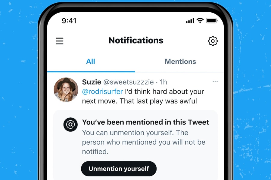 Twitter may soon let you choose who mentions you