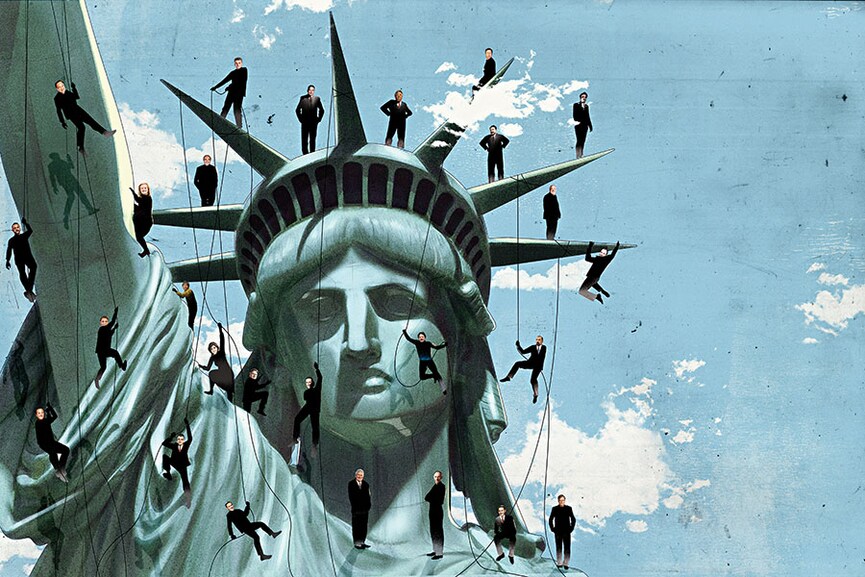 Why is it difficult for foreign-born entrepreneurs to start businesses in today's America?