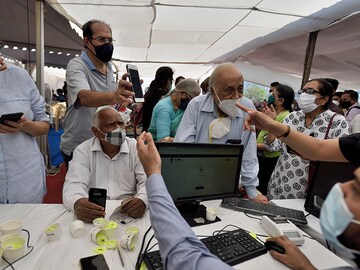 Photo of the Day: Senior citizen inoculation begins in India