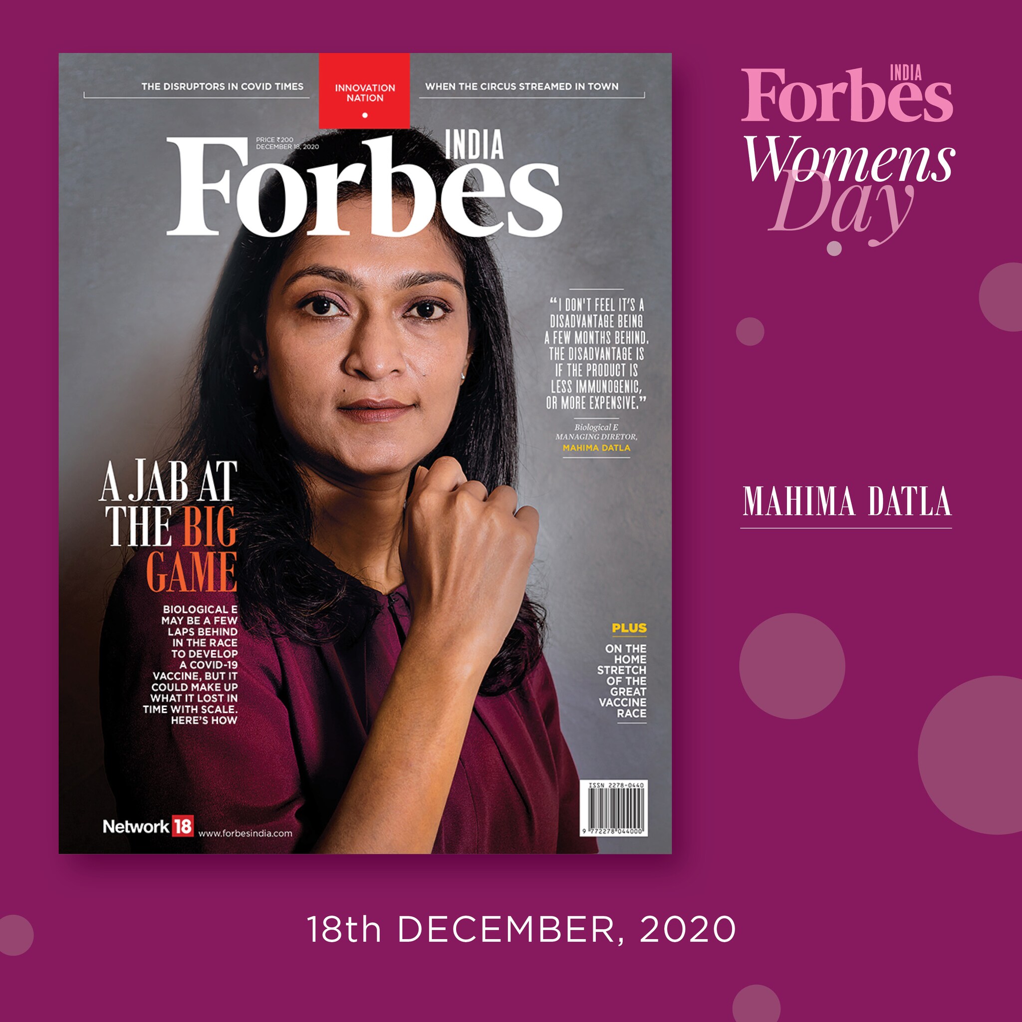 International Women's Day: Inspiring women featured on the cover of Forbes India