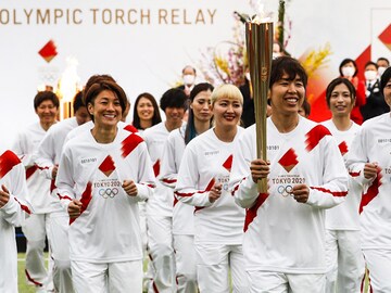 Shadowed by pandemic, Olympic torch relay begins in Japan