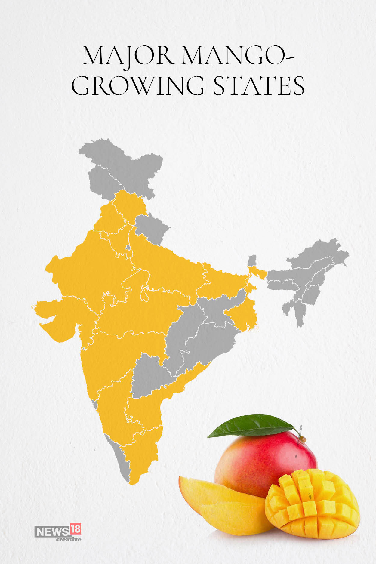 The mango map of India