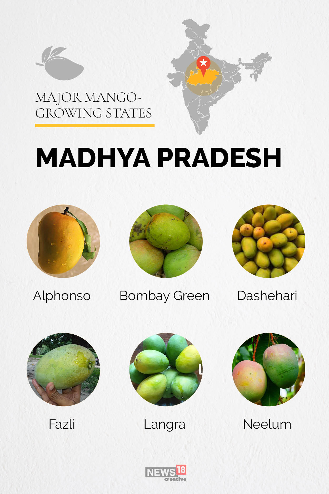 The mango map of India