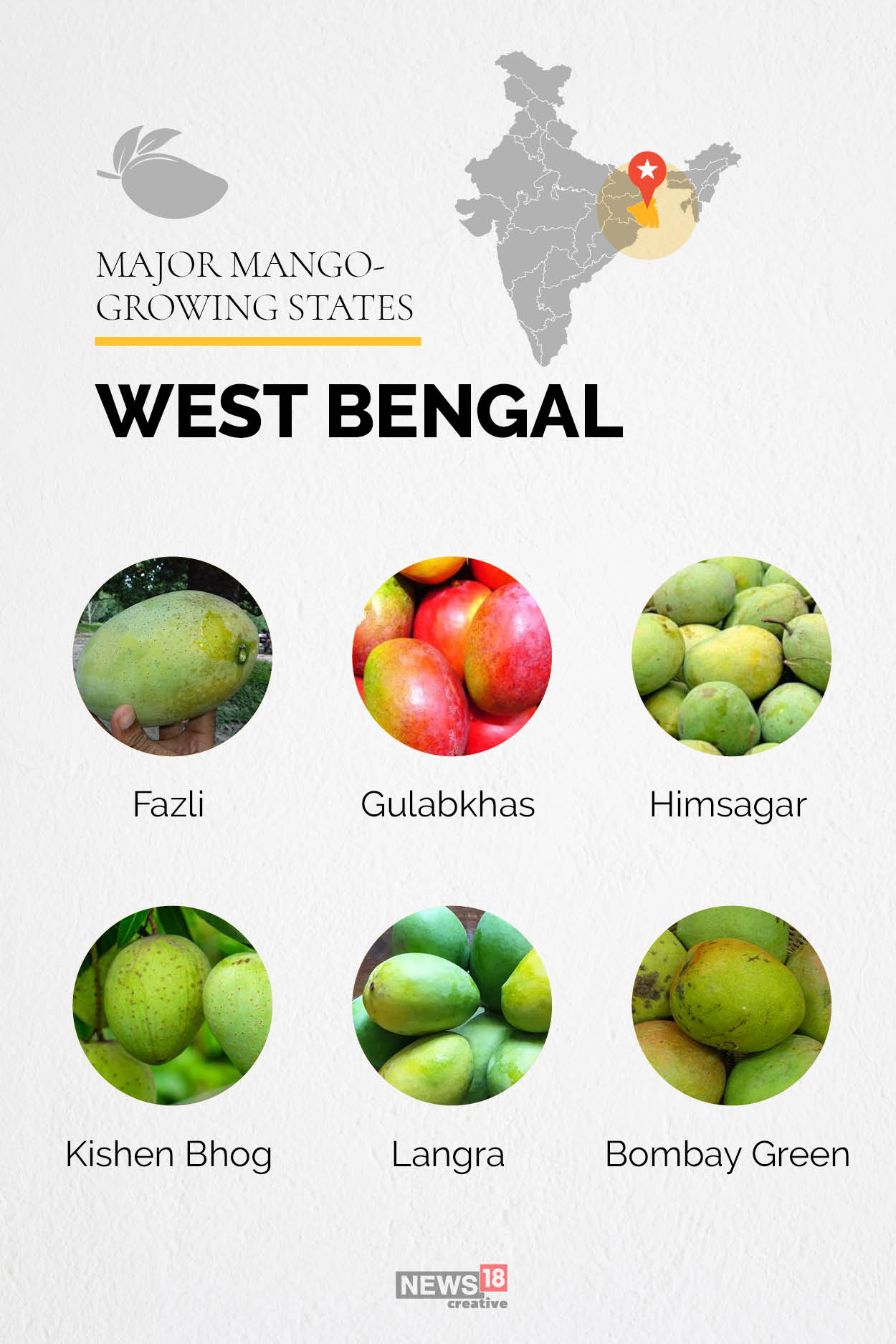 The mango map of India