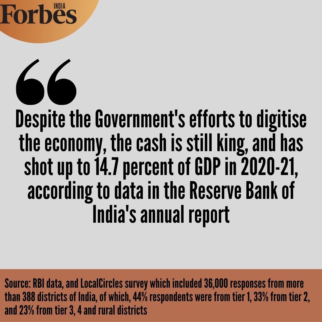 Cash is still king five years after demonetisation