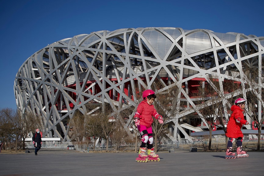 Beijing's Bird's Nest, Ice Ribbon, Ice Cube getting ready for 2022 Beijing Winter Olympics