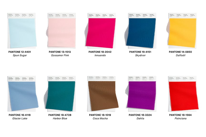 A mix of softness and exuberance, Pantone Color Institute unveils the colours of summer 2022