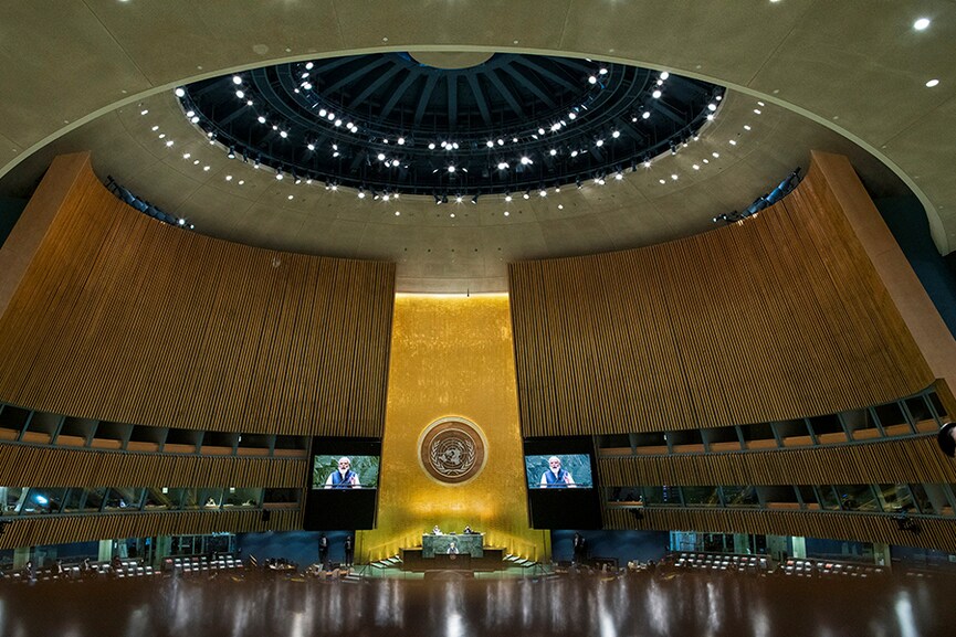 Photo of the day: Modi at 76th UNGA