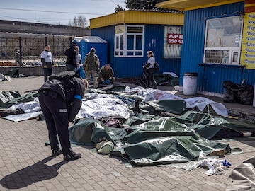 Ukraine says over 1,200 dead found near Kyiv as east braces for onslaught