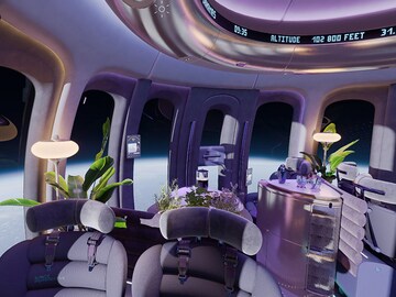 Space balloon company offers first look at luxury cabins