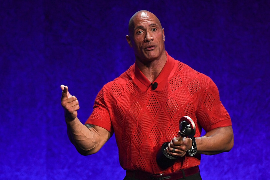 Dwayne Johnson brings superheroes to CinemaCon as 'Elvis' returns to Vegas