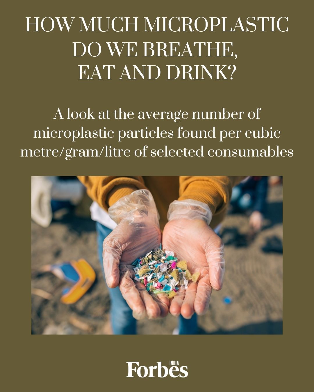 How much microplastic do we breathe, eat, drink?