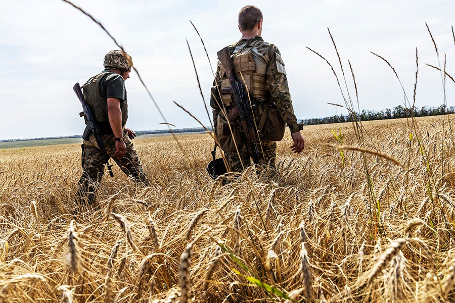 Mines, fires, rockets: The ravages of war bedevil Ukraine's farmers