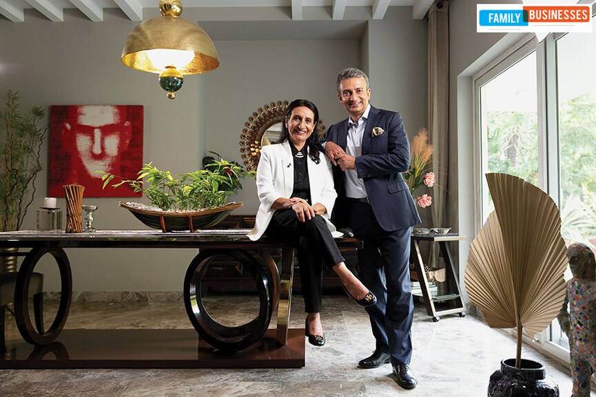 Rashmi Ahuja, Founder and chairperson of Ahuja Residences with Jaideep Ahuja, MD and CEO of Ahuja Residences.
Image: Madhu Kapparath